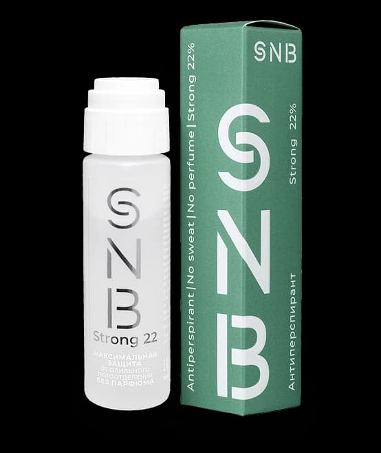 Антиперспирант SNB Strong 22%, 35 мл
